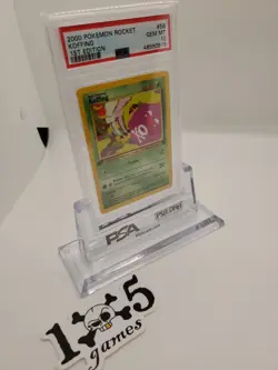 RARE! 2000 Koffing Pokemon Rocket 1st Edition #58 PSA 10 GEM MINT - Image 1