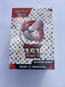 Pokemon Scarlet Violet 151 Booster Bundle 6-Pack, Factory-Sealed - Image 1