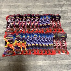 Pokemon Destined Rivals Sleeved Booster Pack LOT OF 27 ALL ARTWORK New Sealed 🔥 - Image 1