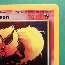Pokemon TCG Flareon 3/64 Rare Holo Unlimited Jungle Set LP - Image 3