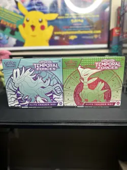 2 Sealed Pokemon Temporal Forces ETBs - Collector Set - Image 1