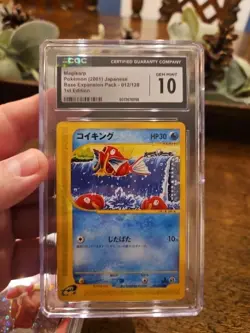 2001 Pokemon Magikarp JPN Expedition 1st Edition 012/128 CGC 10 - Image 1
