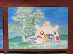 Pokemon Japanese Postcard lot of 4 vintage Keiko Fukuyama Pikachu special set - Image 4