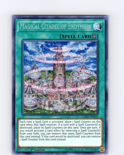 Yu-Gi-Oh TCG Magical Citadel Of Endymion DASA-EN055 1st Edition Secret Rare NM - Image 1