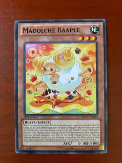 YuGiOh Madolche Baaple REDU-EN022 1st ed SINGLE USED EXC CONDITION SEE PHOTOS - Image 1