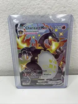 Pokemon Shining Fates Charizard VMAX SV107/SV122 Holo Card Shiny Vault - Image 2