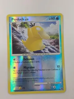 Pokemon Psyduck LV.15 100/132 2007 Card Diamond & Pearl Series Holo Water Type - Image 1