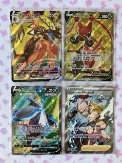 Pokemon TCG Battle Styles SWSH Full Art Holo Mint Lot of 4 Cards ! BONUS MYSTERY - Image 1