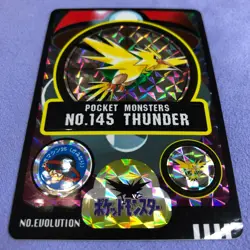 Pokemon Card - 1998 Bandai Sealdass - No.145 Zapdos - Holo Rare - #3064 - Image 2
