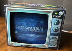 MTG Duskmourn Nightmare Bundle Box EMPTY w Lenticular Card, Deck Box, Posters - Image 1