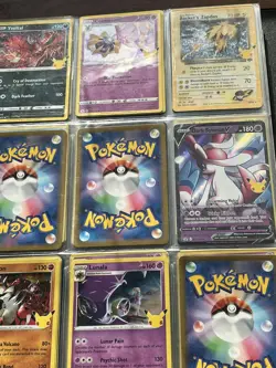 Large Pokemon Celebrations TCG Lot of 20 plus 25th Anniversary Cards - Image 1