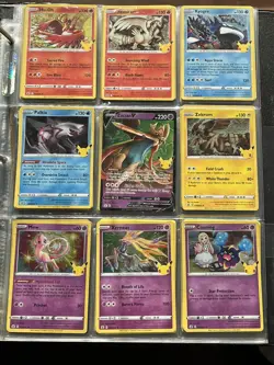 Large Pokemon Celebrations TCG Lot of 20 plus 25th Anniversary Cards - Image 2