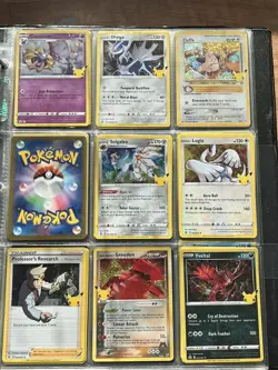 Large Pokemon Celebrations TCG Lot of 20 plus 25th Anniversary Cards - Image 3
