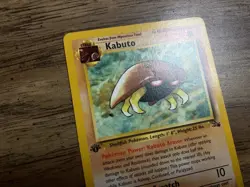 First Edition Kabuto Fossil Common #50/62 Pokemon Trading Card Game - Image 2