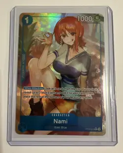 One Piece Card Game Nami Op09-050 (Parallel) Rare Emperors In The New World - Image 1
