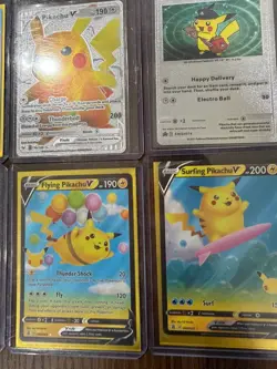 Pokemon Card Lot of 10 Pikachu Vmax Holo Surfing Special Delivery 2021 2022 - Image 3