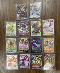 LOT Of 14 Pokemon Cards TCG Holo Gallery & Illustration Rares Full Art Charizard - Image 1