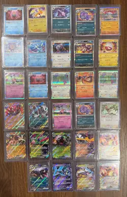 Lot Of 29 2023 Pokemon Holographic Holo Rare EX Scarlet Violet Japanese Card Lot - Image 1