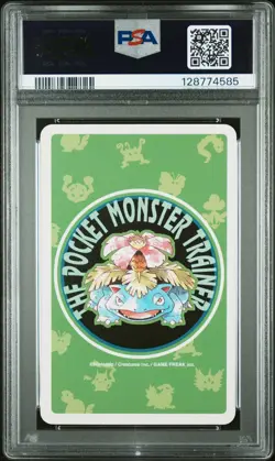 Pokemon Green Alakazam 8 of Spades Playing Poker Card 1996 PSA 10 GEM MINT - Image 2