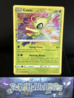 Pokemon Card Celebi 009/185 Vivid Voltage Amazing Rare Near Mint - Image 1