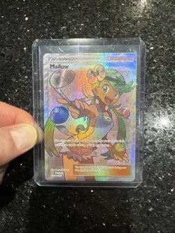 Mallow 145/145 Holo Pokemon TCG SM Guardians Rising Supporter Card NM Near Mint - Image 1