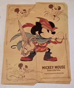 Disney Lorcana - MICKEY MOUSE Brave Little Tailor Art - Complete 4 Card Set - Image 1
