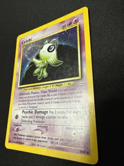Pokemon TCG Celebi Neo Revelation Holo Rare Card 3/64 Unlimited - Image 2