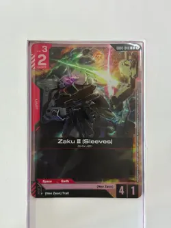 [Foil] GD02-048 Zaku III (Sleeves) - Gundam TCG Card Game Alternate Art Bandai - Image 1