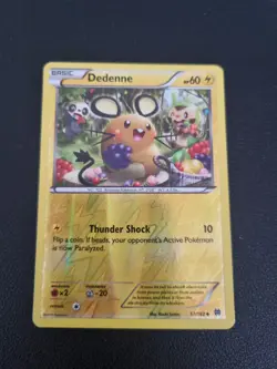 Pokemon TCG Card - XY Breakthrough Reverse Holo Foil - Dedenne 57/162 - Image 1