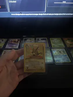 Pokemon Cards: Fossil 1st Edition Rare: Raichu 29/62 - Image 2