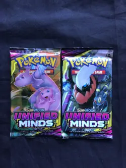 Pokemon Cards: Sealed Unified Minds Booster Pack - Image 1