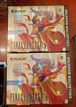Magic The Gathering: Final Fantasy Collector Omega Booster Lot of 2 - SEALED - Image 1