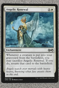 MTG- ANGELIC RENEWAL 1X- ULTIMATE MASTERS - COMMON - ENCHANTMENT - NM - Image 1