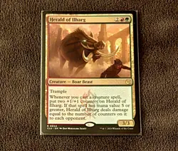 Magic The Gathering Herald Of Ilharg 0034 Rare Non-Foil - Image 1