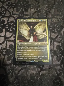 MTG - KASLA, THE BROKEN HALO - THICK STOCK CDR: MARCH OF THE MACHINE FOIL - Image 1