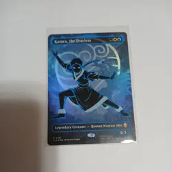 Magic the Gathering Avatar Katara the Fearless Neon Ink - Image 1