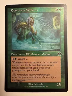 MTG - Evolution Witness - Retro Frame - Modern Horizons 3 - Near Mint FOIL - Image 1