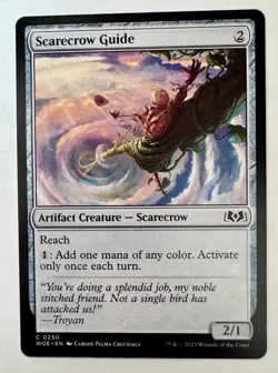 x1 Scarecrow Guide WOE MTG 250 COMMON M/NM 1x - Image 1