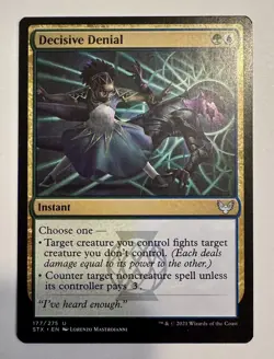 Decisive Denial (177) School of Mages STX LP | Strixhaven MTG - Image 1