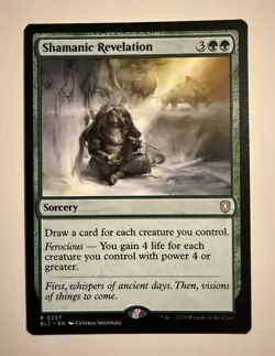 Shamanic Revelation NM MTG Bloomburrow BLB BLC Magic - Image 1