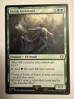 Elvish Archdruid [The Lord of the Rings: Tales of Middle-Earth Commander] Near - Image 1