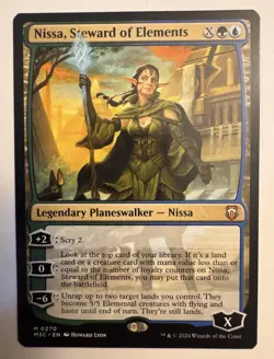 x1 Nissa, Steward of Elements M MTG Commander: Modern Horizons 3 M/NM, English - Image 1