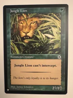 Jungle Lion - The List Reprints - Mystery Booster 2 - MTG - NM/M - Image 1
