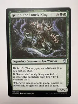 Grunn, the Lonely King [Dominaria] Magic MTG - Image 1