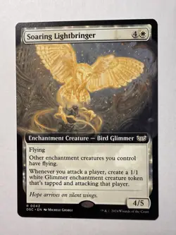 MTG - Soaring Lightbringer - Extended Art - DSC 0042 - Duskmourn House of Horror - Image 1