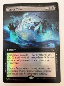 MTG Terror Tide FOIL Extended Art- LCI - Ixalan - #372 - Image 1