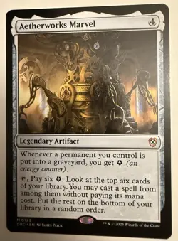 Aetherworks Marvel [Aetherdrift Commander] Magic MTG - Image 1