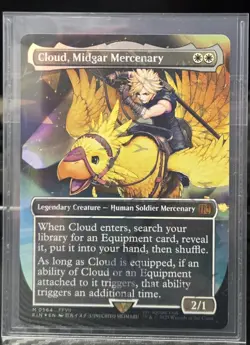 Cloud, Midgar Mercenary (Borderless) (Chocobo Track Foil) Final Fantasy Foil - Image 1