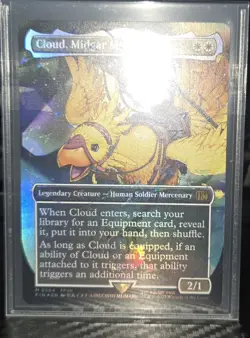 Cloud, Midgar Mercenary (Borderless) (Chocobo Track Foil) Final Fantasy Foil - Image 2
