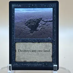 MTG Beta Sinkhole NM+ Near Mint Limited Edition Magic the Gathering - Image 1